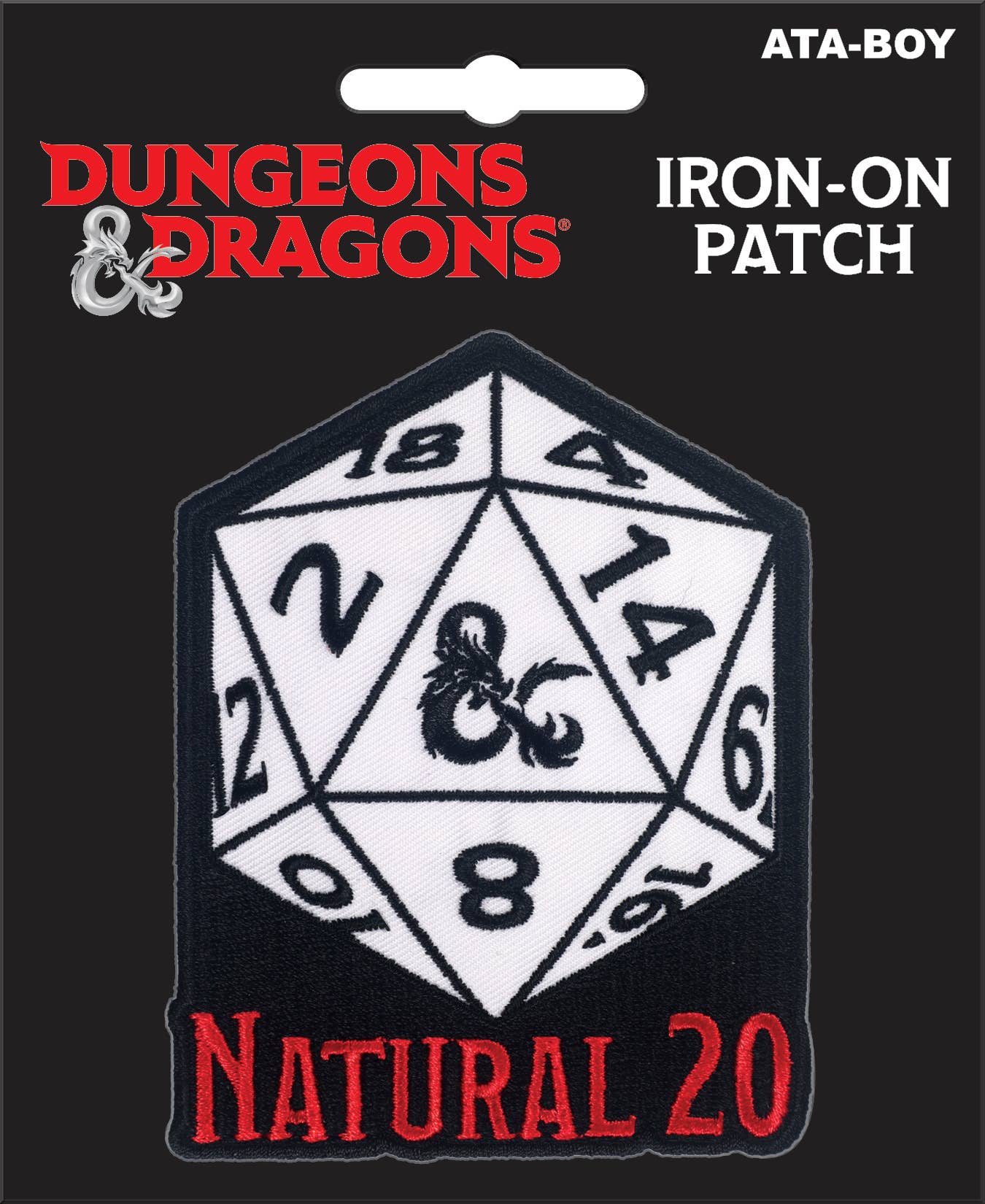 Novelty - Patches Ata-Boy DnD Natural 20 Patch