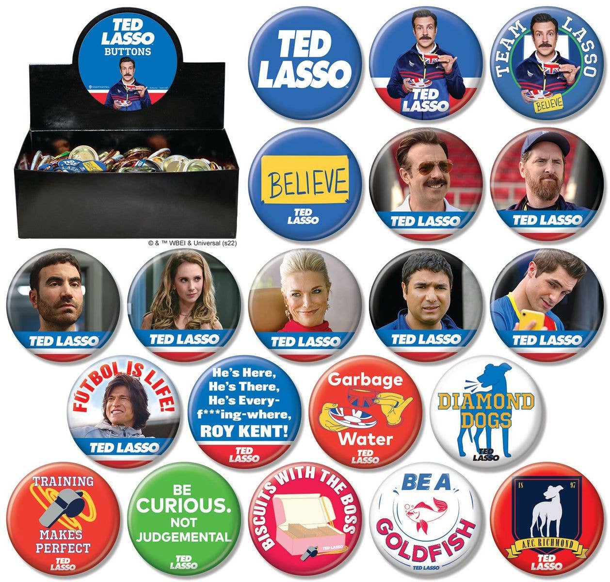 Novelty - Pin Ata-Boy Ted Lasso Button