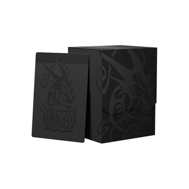 Deck Box: Dragon Shield: Deck Shell: Revised: Shadow Black/Black - Saltire Games