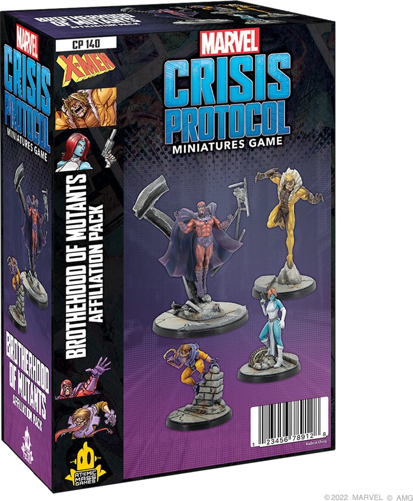 Marvel: Crisis Protocol - Brotherhood of Mutants Affiliation Pack - Saltire Games