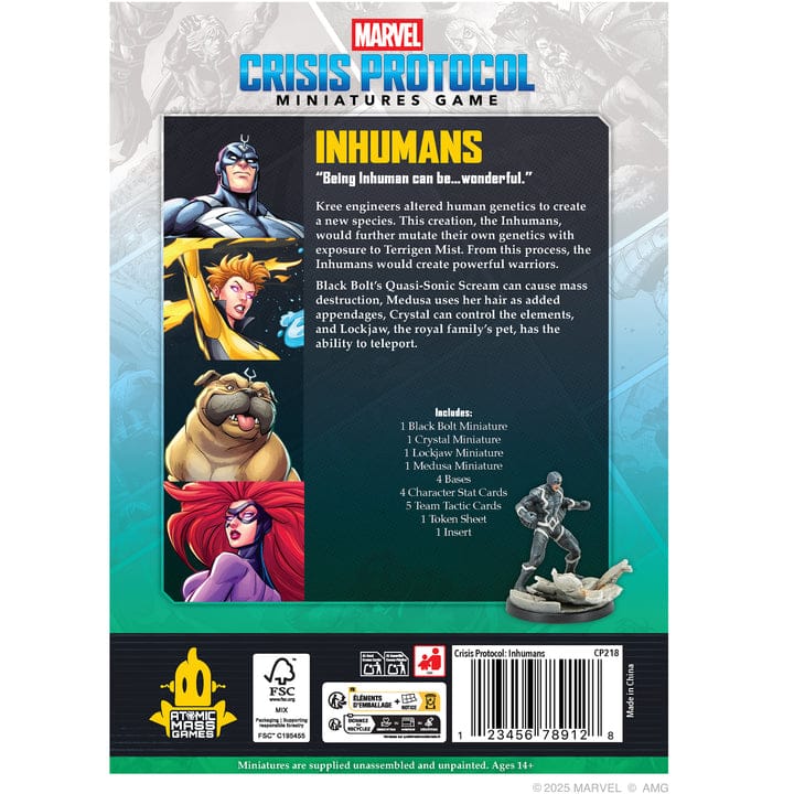 Marvel: Crisis Protocol – Inhumans Affiliation Pack - Saltire Games