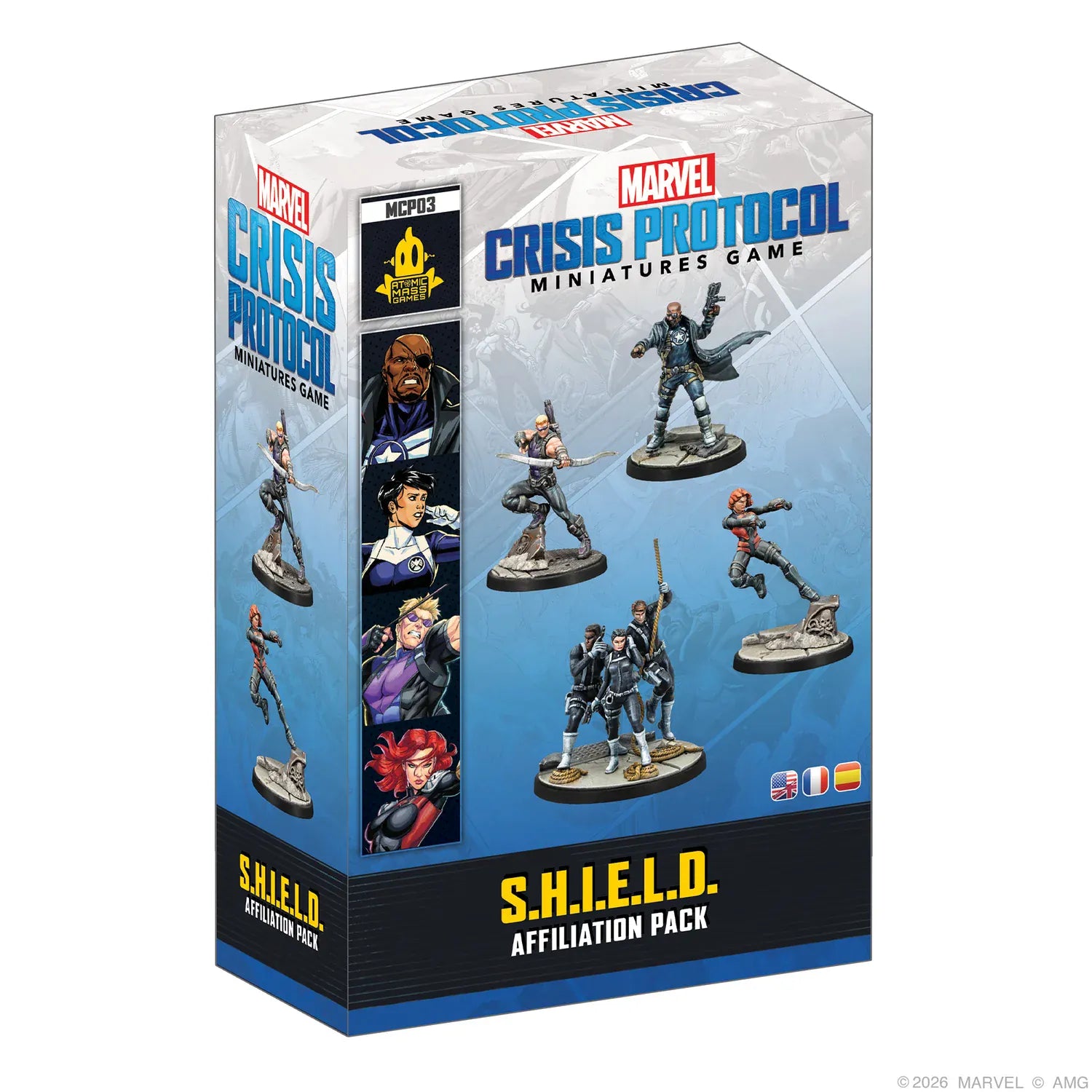 Marvel: Crisis Protocol – S.H.I.E.L.D Affiliation Pack - Saltire Games