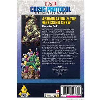 Marvel: Crisis Protocol - Abomination & Wrecking Crew - Saltire Games