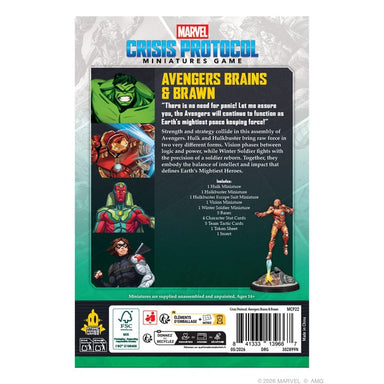 Marvel Crisis Protocol – Avengers Brains & Brawn Character Pack - Saltire Games