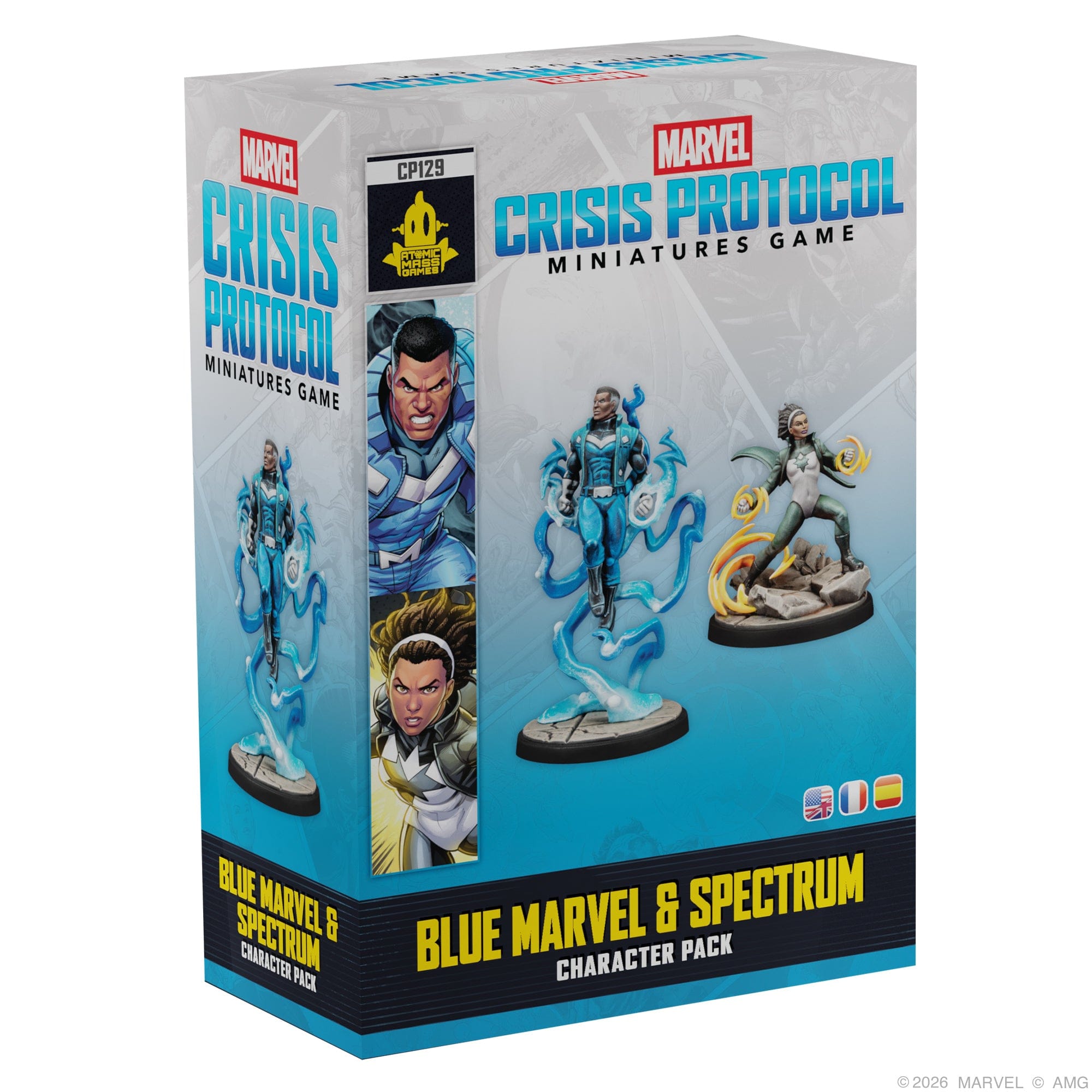Miniatures Games - Models Atomic Mass Games Marvel: Crisis Protocol - Blue Marvel & Spectrum