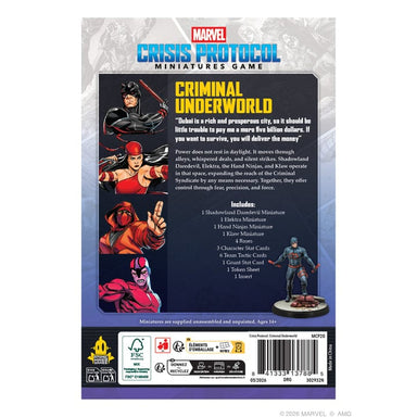 Marvel Crisis Protocol – Criminal Underworld - Saltire Games