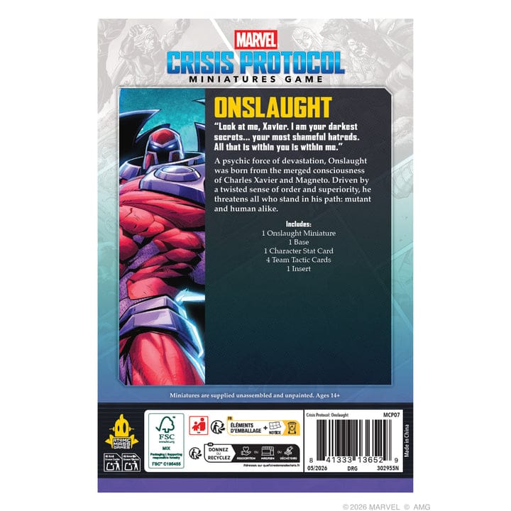 MIniatures Games - Models Atomic Mass Games Marvel: Crisis Protocol - Onslaught