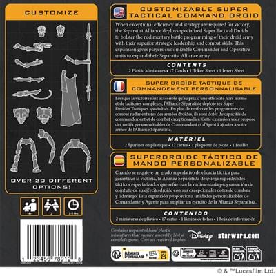 Star Wars: Legion - Customizable Super Tactical Command Droid - Saltire Games