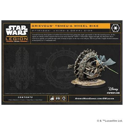 Star Wars: Legion - General Grievous' TSMEU-6 Wheel Bike - Saltire Games
