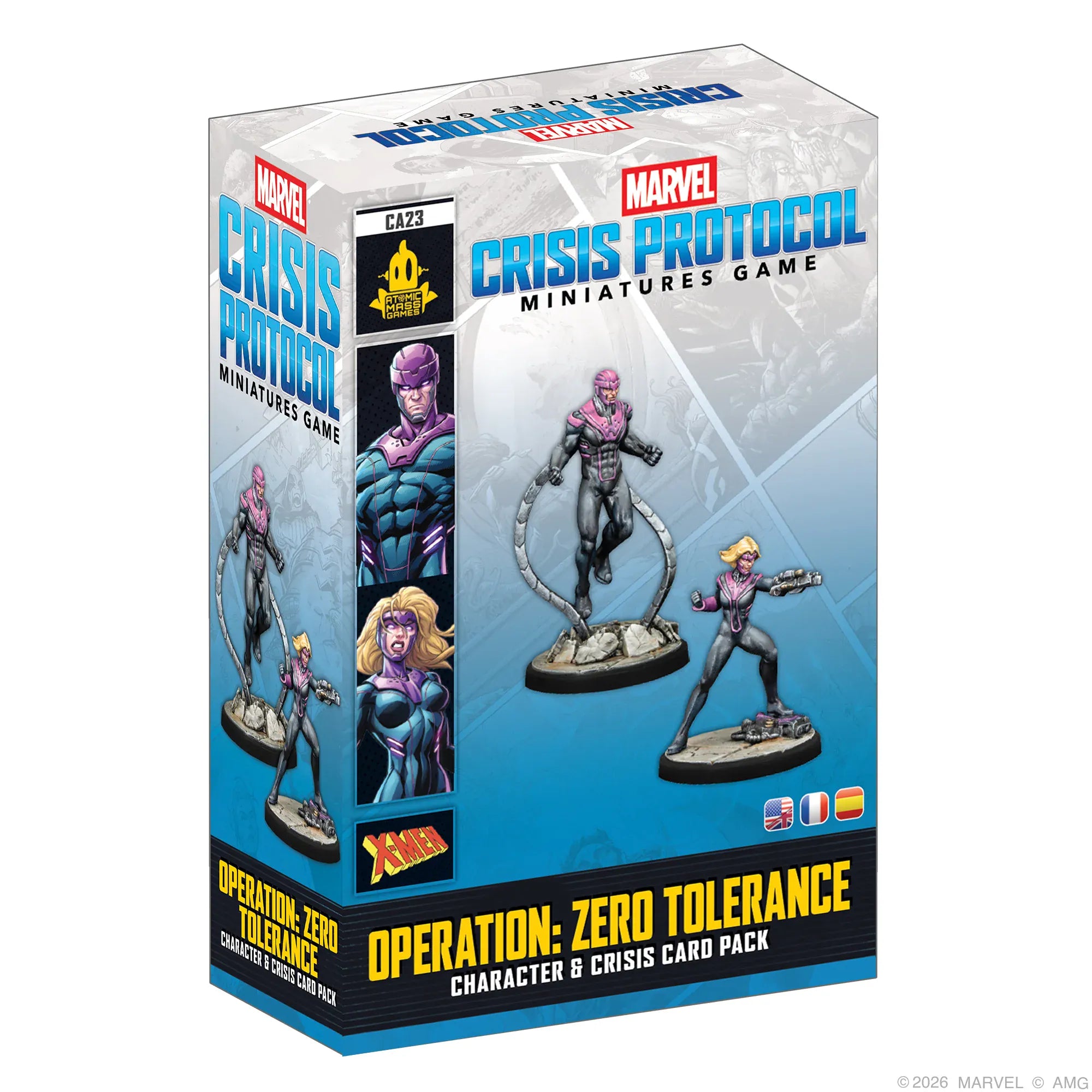 Miniatures Games Atomic Mass Games Operation: Zero Tolerance Character & Crisis Card Pack