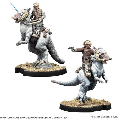 Star Wars: Legion – Captain Solo & Commander Skywalker on Tauntauns - Saltire Games