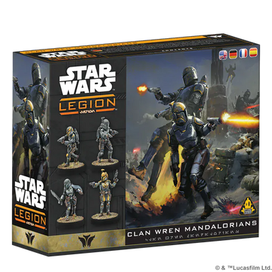 Miniatures Games Atomic Mass Games Star Wars Legion Clan Wren Mandalorians