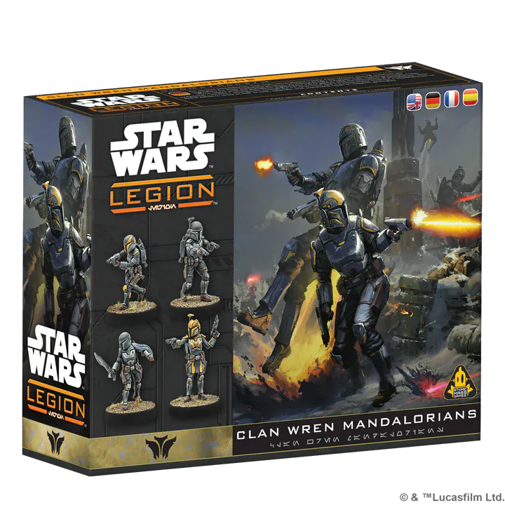 Miniatures Games Atomic Mass Games Star Wars Legion Clan Wren Mandalorians