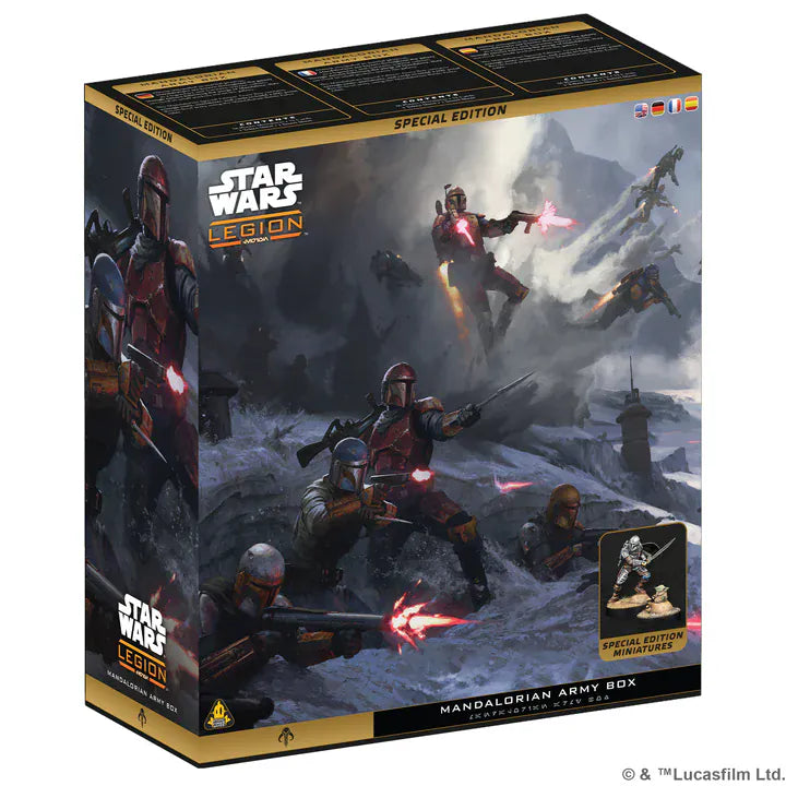 Miniatures Games Atomic Mass Games Star Wars Legion Mandalorian Army Box