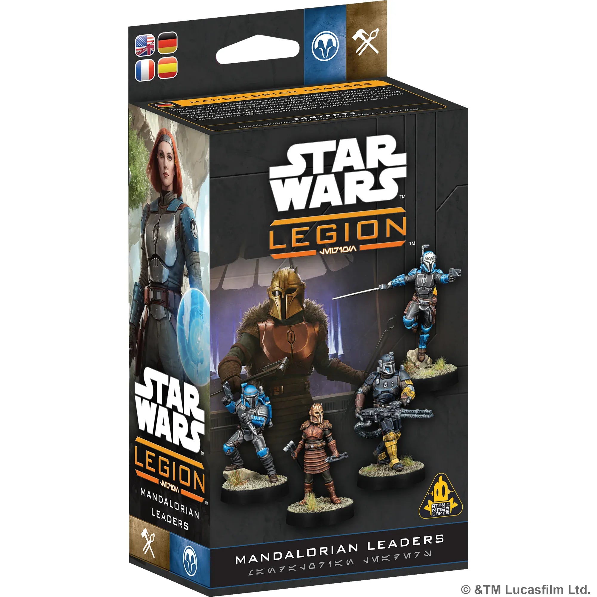 Miniatures Games Atomic Mass Games Star Wars Legion Mandalorian Leaders