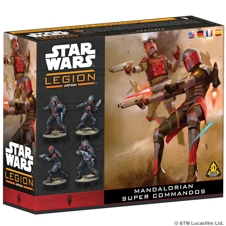 Miniatures Games Atomic Mass Games Star Wars Legion Mandalorian Super Commandos