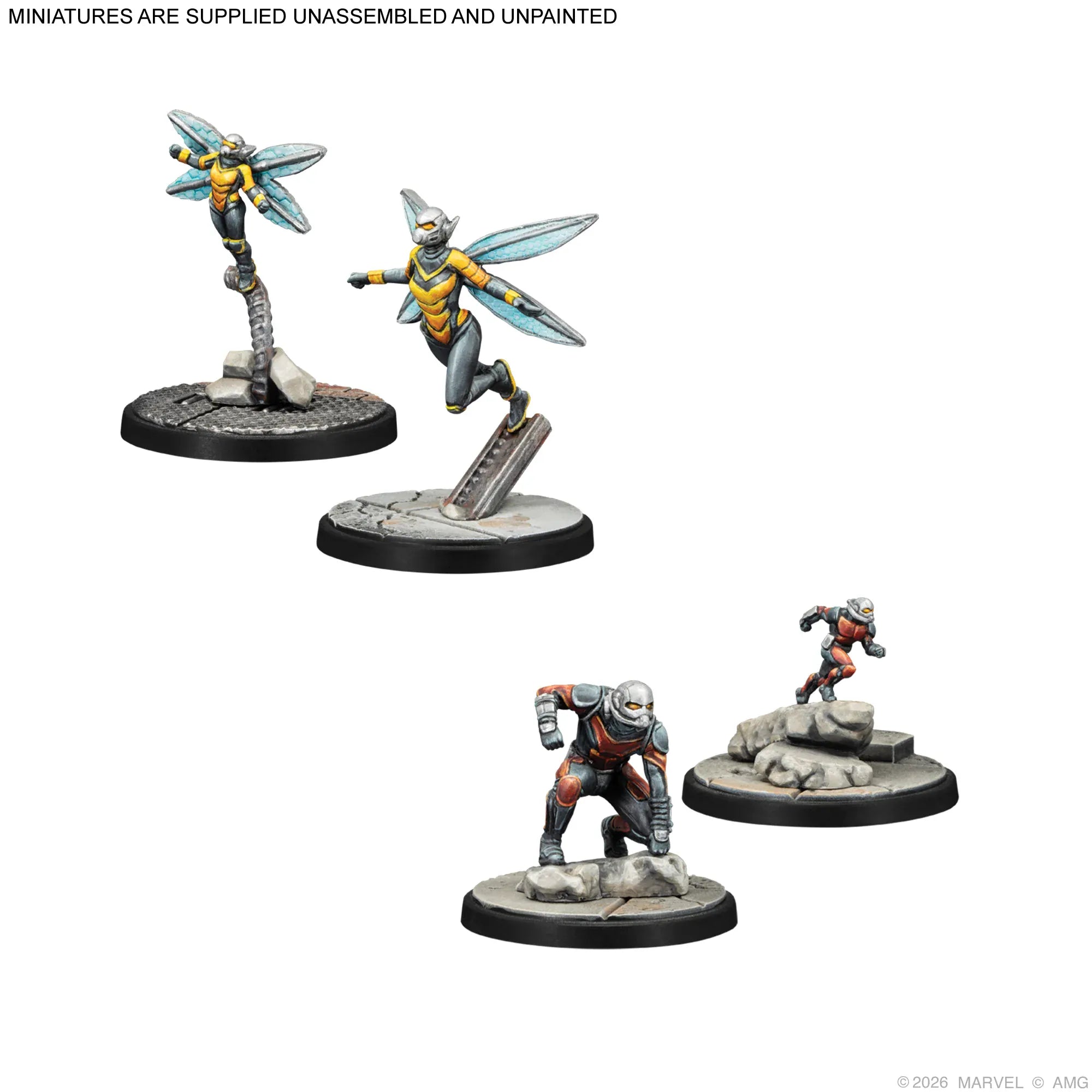 Miniatures Atomic Mass Games Marvel: Crisis Protocol – Captain America & The Avengers Character Pack