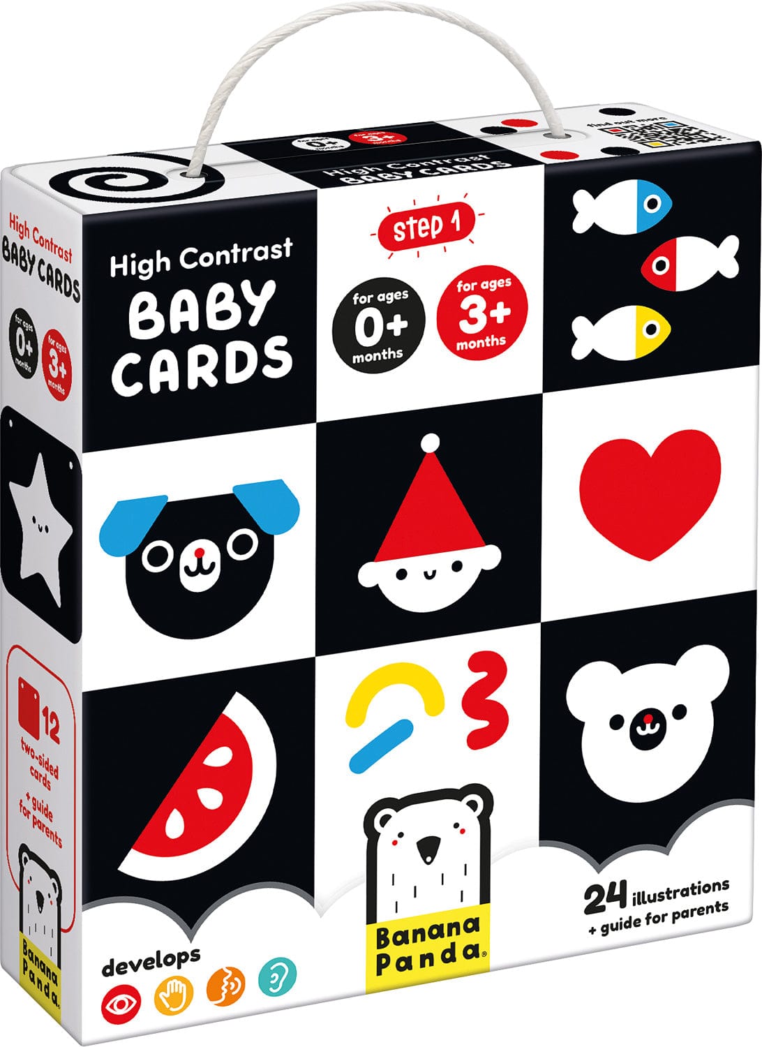 High Contrast Baby Cards - Saltire Games