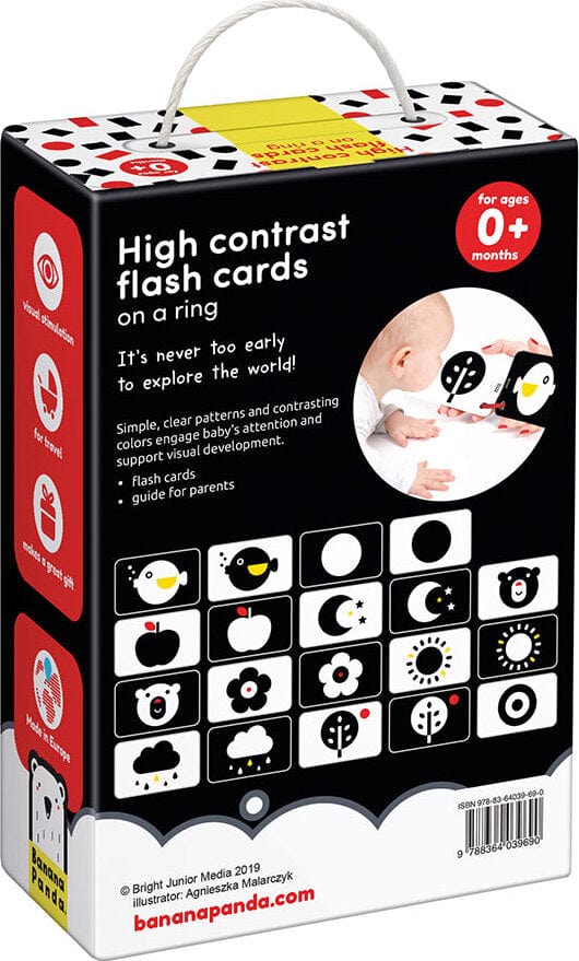 High Contrast Flash Cards on a Ring 0 Months+ - Saltire Games