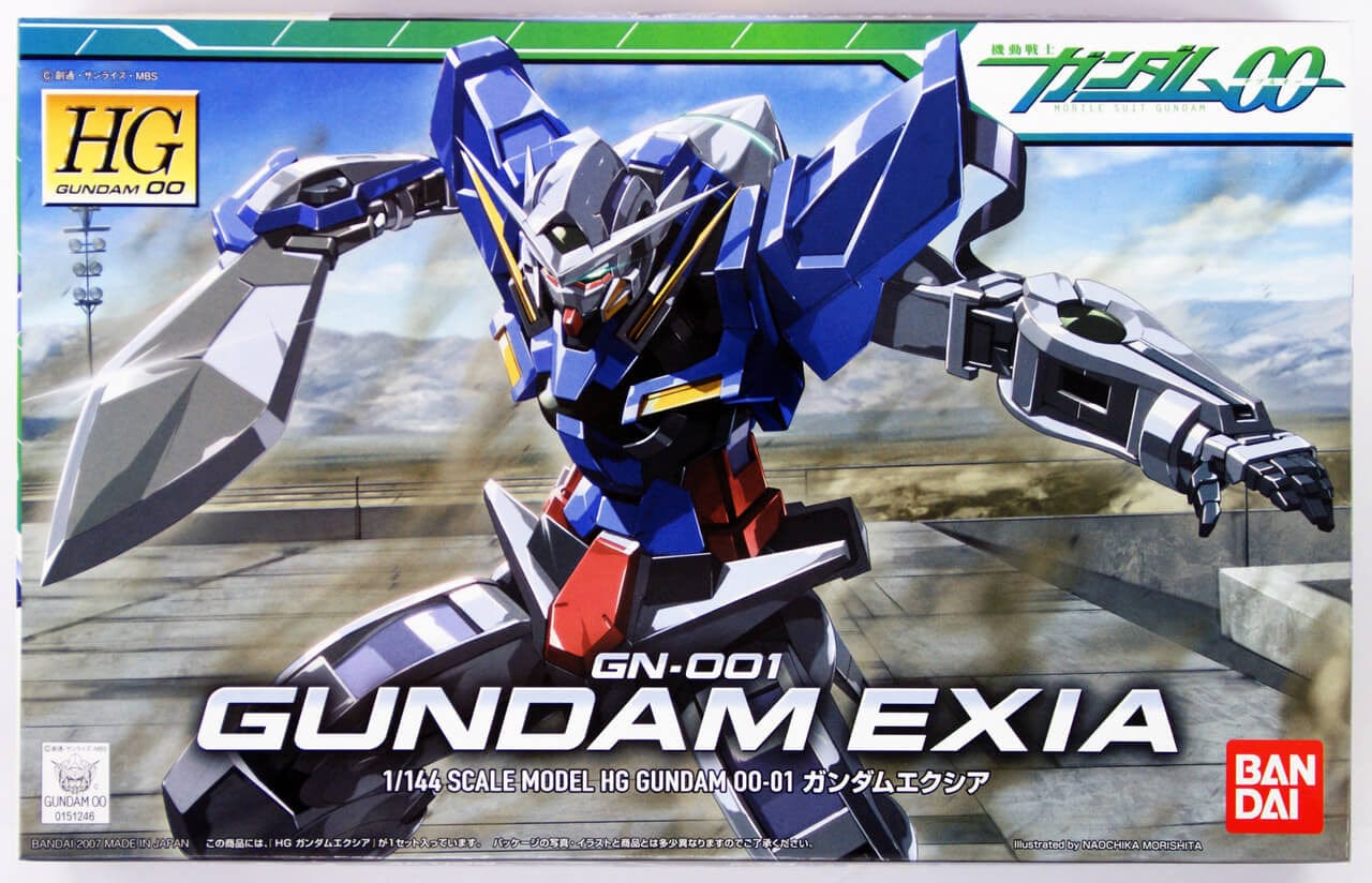 Bandai HG OO 01 Gundam EXIA 1/144 Scale Kit - Saltire Games