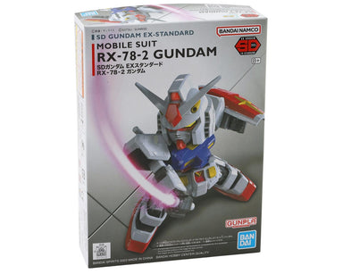 Bandai SD EX-Standard #01 RX-78-2 Gundam "Mobile Suit Gundam" Plastic Model Kit - Saltire Games