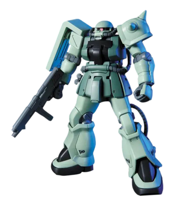Model Kits - Plastic - Gunpla Bandai HGUC Zaku II F2 Zeon Ver.
