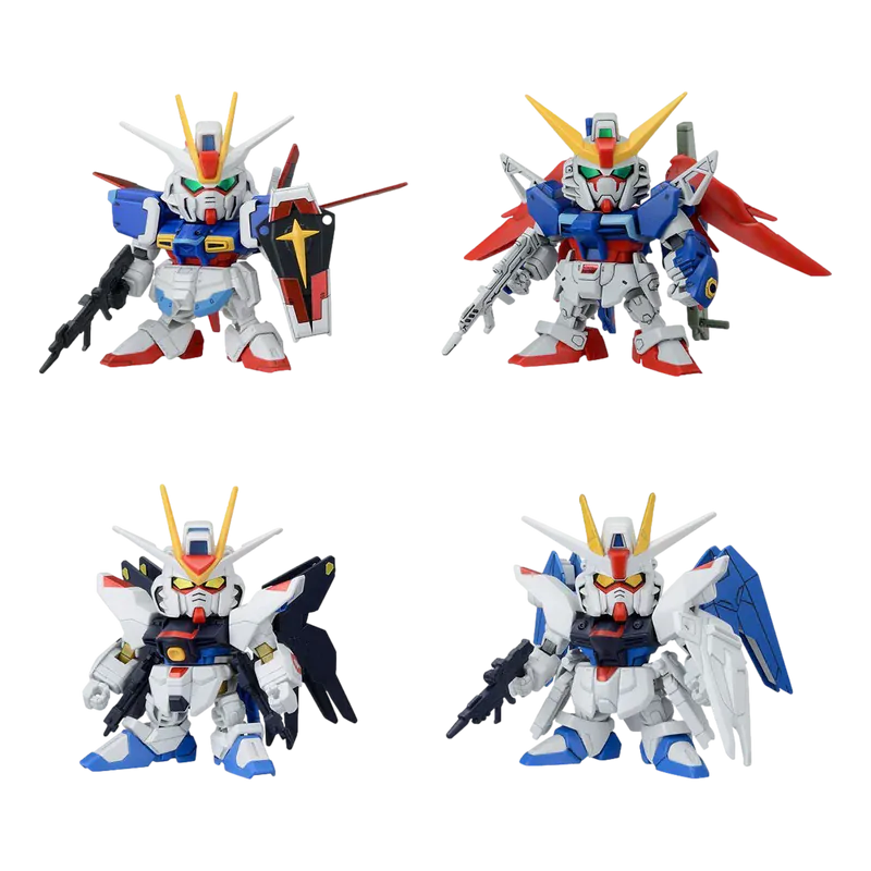Model Kits - Plastic - Gunpla Bandai SDBB C.E. Battles of Destiny Set