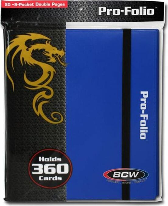 Folio 9-Pocket Album - Blue - Saltire Games