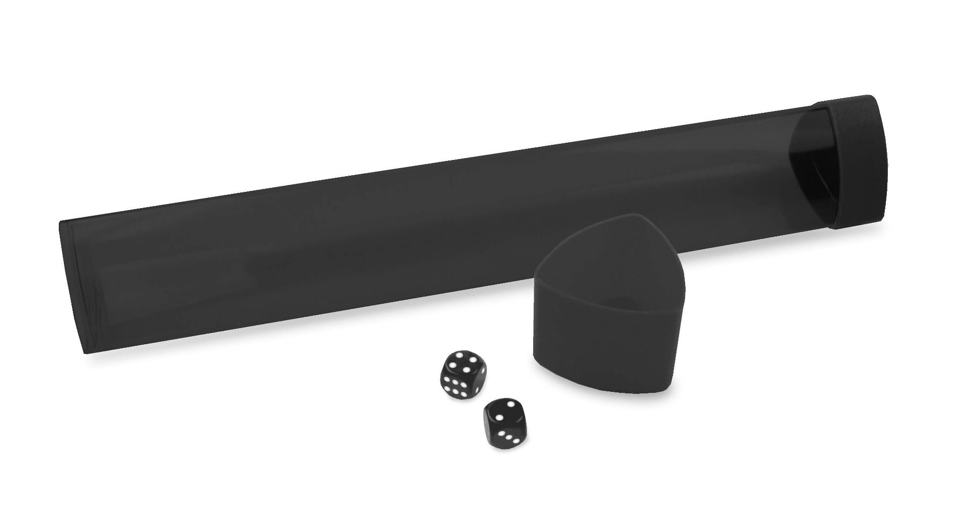 Playmat Tube with Dice Cap - Smoke - Saltire Games