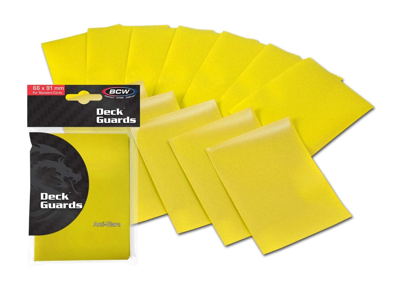 BCW Yellow Double Matte Sleeves - Saltire Games
