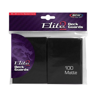 Elite 2 Black 100 Sleeves - Saltire Games