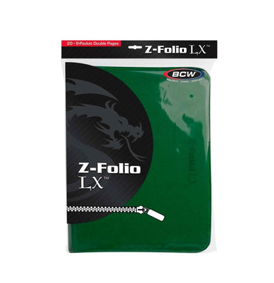 Z Folio 9 Pocket Green - Saltire Games