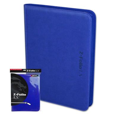 Z Folio 9 Pocket LX Blue - Saltire Games