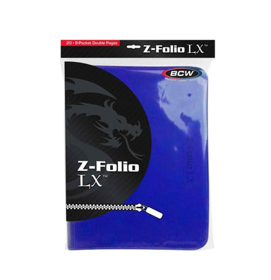 Z Folio 9 Pocket LX Blue - Saltire Games
