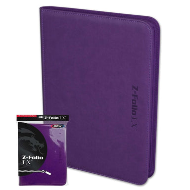 Z Folio 9 Pocket LX Purple - Saltire Games