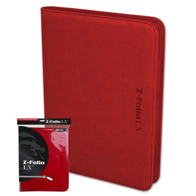 Z Folio 9 Pocket LX Red - Saltire Games