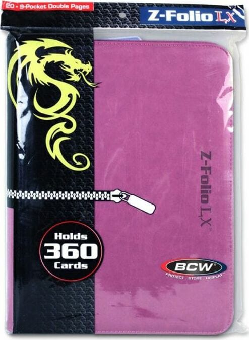 Z Folio 9 Pocket Pink - Saltire Games