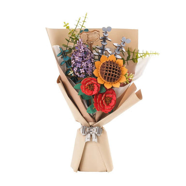 3D Wooden Flower Puzzle Bouquet - Saltire Games