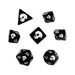Black Death Polyhedral Dice Set - Saltire Games