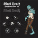Black Death Polyhedral Dice Set - Saltire Games