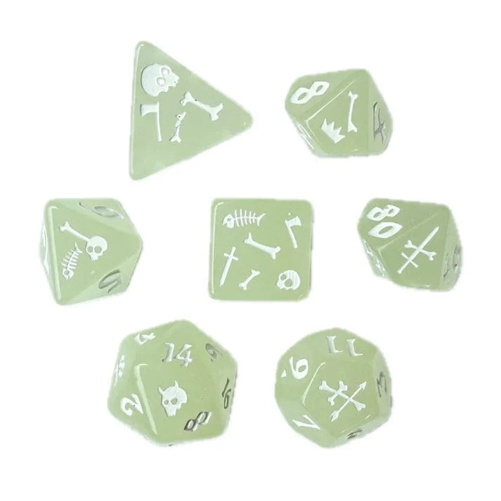 Gelatinous Cube Polyhedral Dice Set - Saltire Games