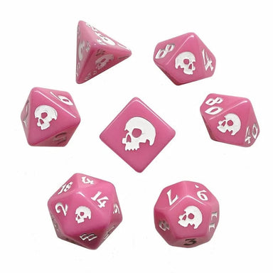 Pink Death Polyhedral Dice Set - Saltire Games