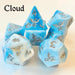 Swirl Dragon Cloud Polyhedral Dice Set - Saltire Games