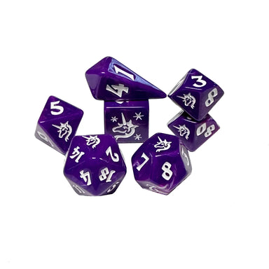 Unicorn Polyhedral Dice Set - Saltire Games