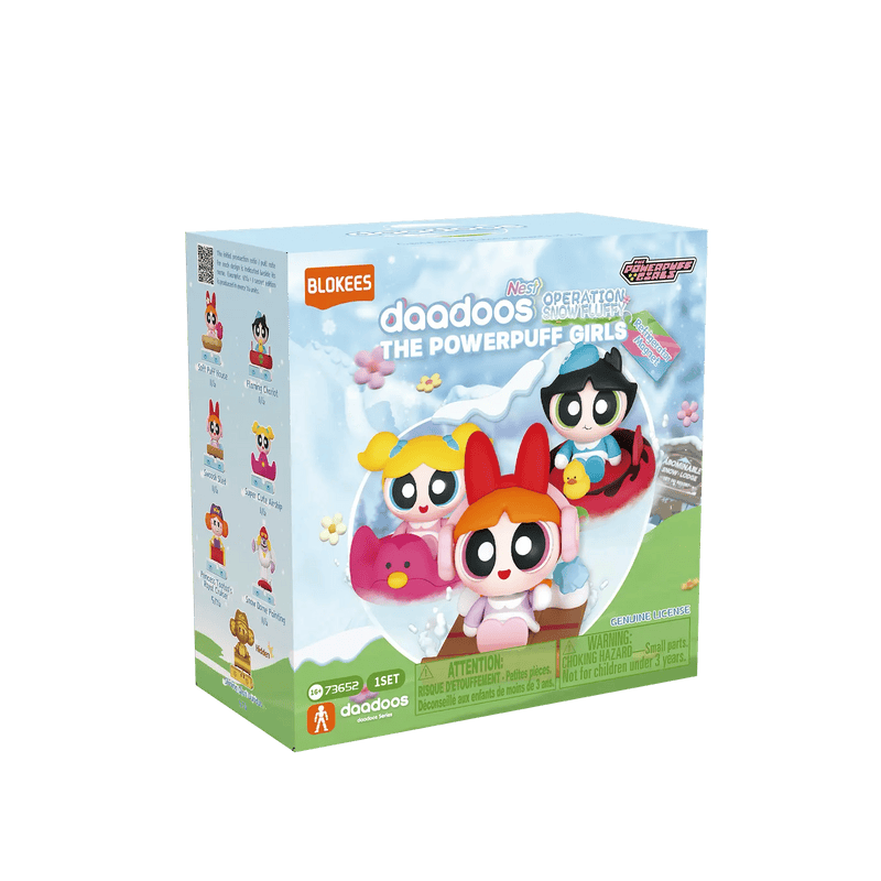 Blokees The Powerpuff Girls daadoos Nest Series 01 Operation Snow Fluffy - Saltire Games