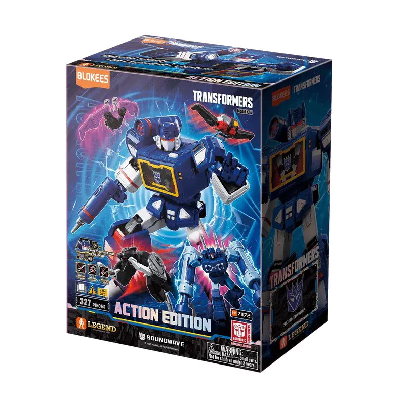 Blokees Transformers Action Edition 03 Soundwave - Saltire Games