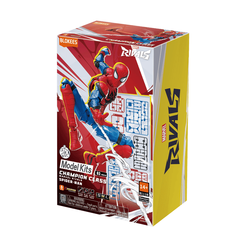 Marvel Rivals Champion Class Spider-Man Model Kits | Blokees - Saltire Games