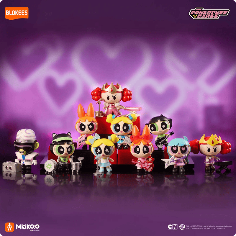 Model Kits - Plastic - Mystery Blokees Blokees The Powerpuff Girls MOKOO Series 01 Cute Beats