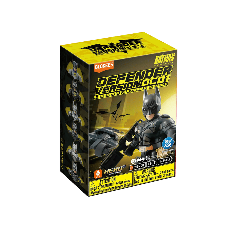 Model Kits - Plastic - Mystery Blokees DC Defender Version 01 Legendary Batman Assemble | Blokees