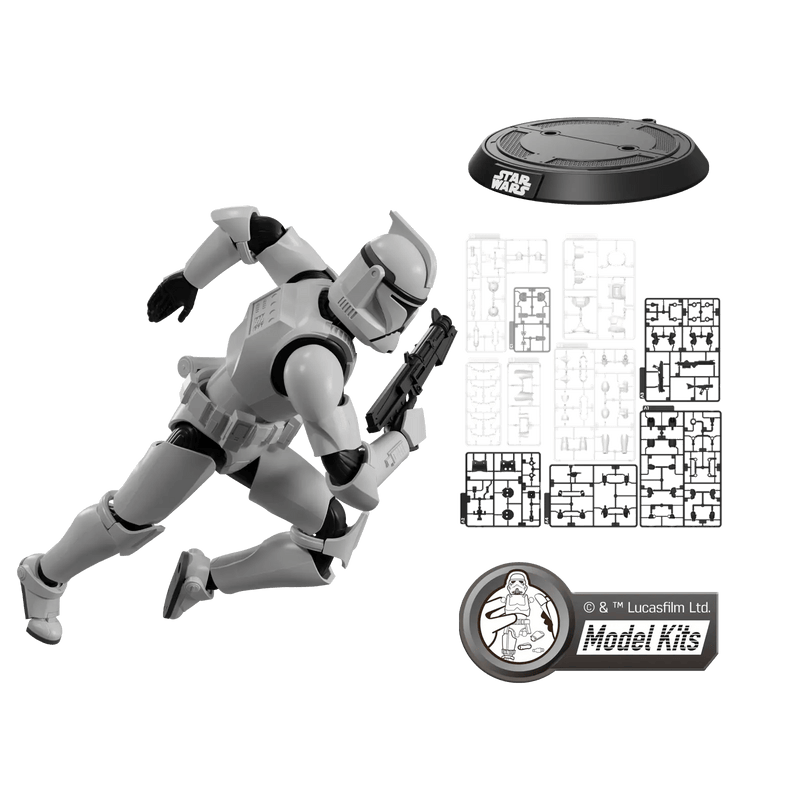 Model Kits - Plastic Blokees STAR WARS: ATTACK OF THE CLONES CHAMPION CLASS 07 CLONE TROOPER MODEL KITS | BLOKEES